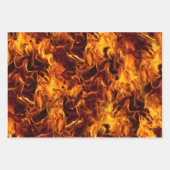 Fire and Flame Pattern Inpakpapier Vel (Voorkant)