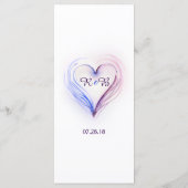 Fire and Ice Theme Custom Menu - Waterverf (Achterkant)