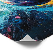 Fire and Water Surround the Earth Poster (Hoek)