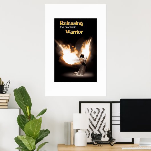 Fire Angel Poster (Thuiskantoor)