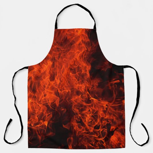 Fire background flame black hot schort (Voorkant)