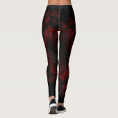 Fire Black Leggings (Achterkant)