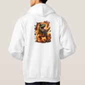 Fire Blast Dinosaur 3D Graphic T-Shirt | Bold Stre (Achterkant)