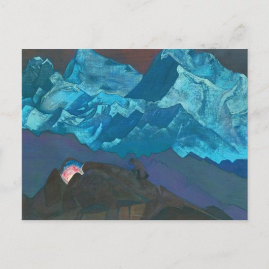 Fire Blossom, 1924, van Nicholas Roerich Briefkaart (Voorkant)