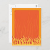 Fire Border Briefkaart (Voorkant / Achterkant)