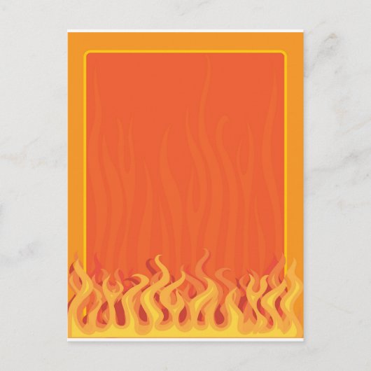 Fire Border Briefkaart (Voorkant)