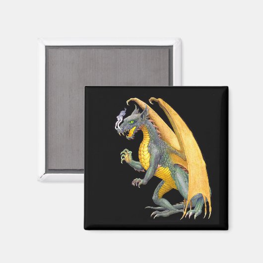 Fire Breading Dragon Magnet Magneet (Voorkant / Achterkant)