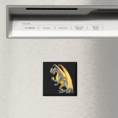 Fire Breading Dragon Magnet Magneet (Insitu (Vaatwasser))