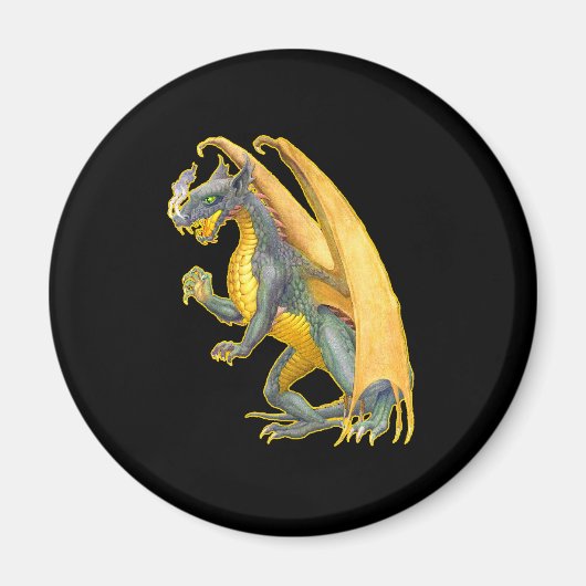 Fire Breading Dragon Magnet Magneet (Voorkant)