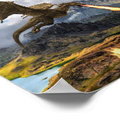 Fire Breathing Dragon Wyvern Poster (Hoek)