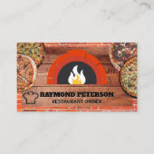 Fire Brick Oven | Pizza Pies Visitekaartje (Voorkant)