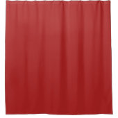 Fire Brick Red B22222 Solid Color Design Button Douchegordijn (Voorkant)