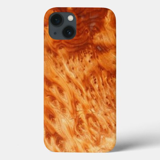 Fire Burl Woodgrain iPad case (Achterkant)