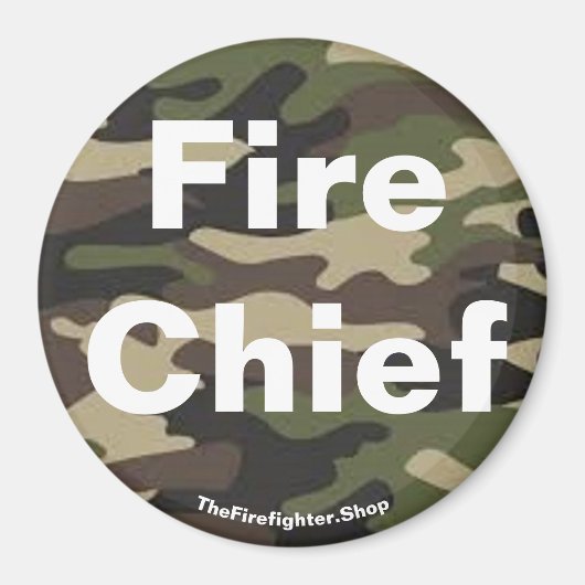 Fire Chief camo magneet (Voorkant)
