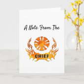 Fire Chief merkt op Kaart (Gele Bloem)