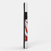 FIRE CORAL op witte achtergrondtelefoondekking Case-Mate iPhone Case (Achterkant/rechts)