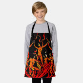 Fire Dance Schort (Gedragen)