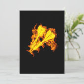 Fire Dart Flames Arrow Kaart (Staand voorkant)