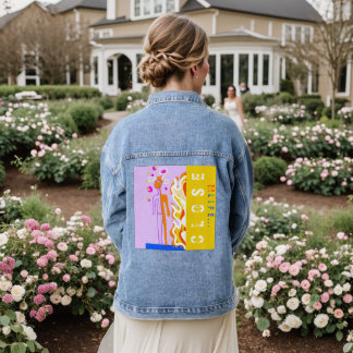 fire denim jacket