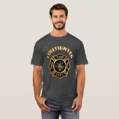 Fire Department Gold Badge T-shirt (Voorkant volledig)