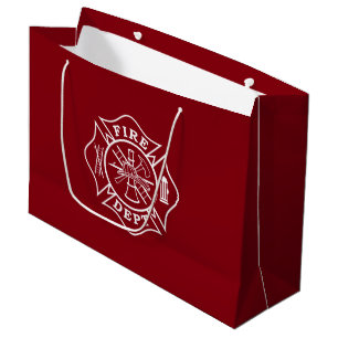Fire Dept/Firefighter Large Cft Bag Cadeautasje