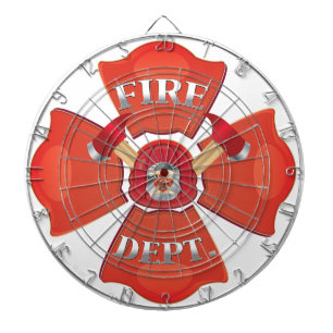 Fire Dept Logo Dartbord