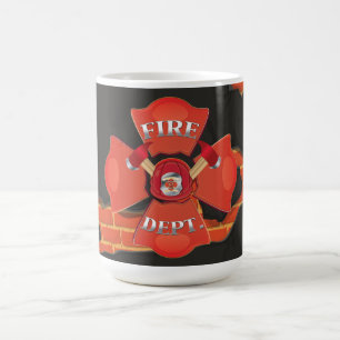 Fire Dept Logo Koffiemok