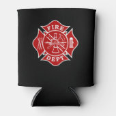 Fire Dept Maltezer Cross Bottle Cooler (Voorkant)