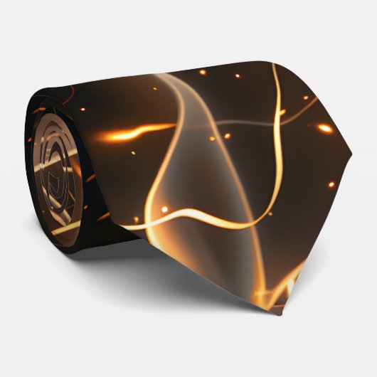 Fire design Tie / Cravate de feu (Roulé)