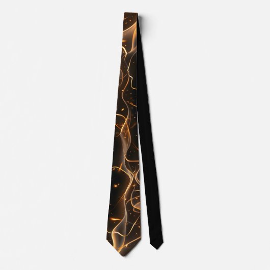 Fire design Tie / Feuer Krawatte Stropdas (Voorkant)
