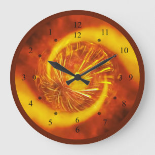 Fire Diamond V2~Time Machine Clock~Unique Design~ Grote Klok