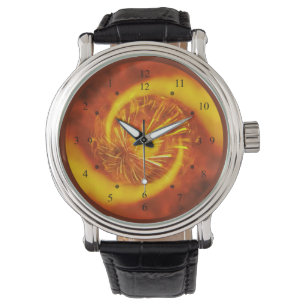 Fire Diamond V2~Time Machine Watch~Unique Design~ Horloge