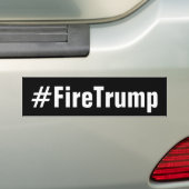 Fire Donald Trump Bumpersticker (Op auto)