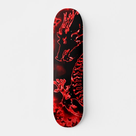 Fire Dragon Element Custom Pro Park Skateboard (Voorkant)