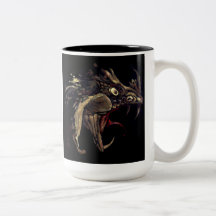 Fire Dragon Enamel Art