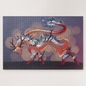 Fire Dragon Legpuzzel (Horizontaal)