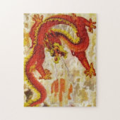 Fire Dragon Puzzle Legpuzzel (Verticaal)