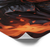 Fire Element Meisje Poster (Hoek)