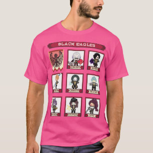 Fire Emblem Three Houses Black Eagles House Pixel T-shirt