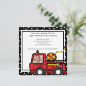 Fire Engine Fun / Foto Kaart (Staand voorkant)