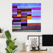 Fire Evening, kunstwerk van Paul Klee, Poster (Thuiskantoor)