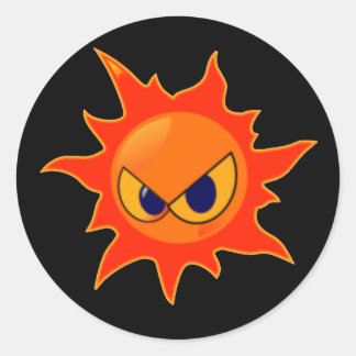 Fire Face Stickers