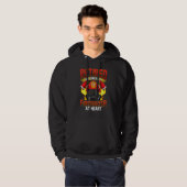 Fire Fighter Retired Firefighter Fireman Hoodie (Voorkant volledig)