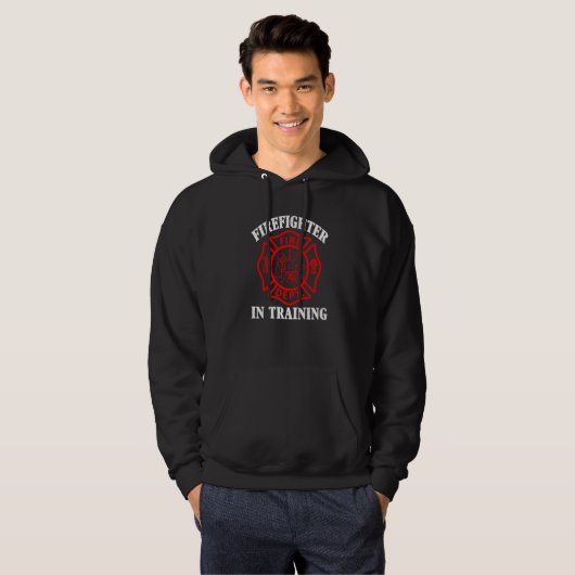 Fire Fighting Firefighter In Training Future Firef Hoodie (Voorkant volledig)