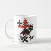 🔥Fire Fist Anime Coffee Mug – Flame Pirate☕ (Gauche)