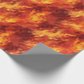 Fire Flame Wrapping Paper Cadeaupapier (Hoek)