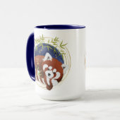 FIRE FOX Red Panda 15oz mok (Voorkant links)