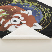 FIRE FOX Red panda Sherpa blanket 3 maten Deken (3/4)