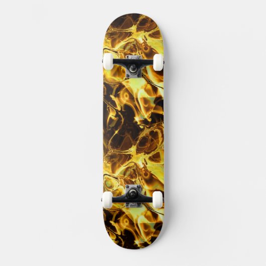 Fire Fractal Art 4 Skateboard (Recto)