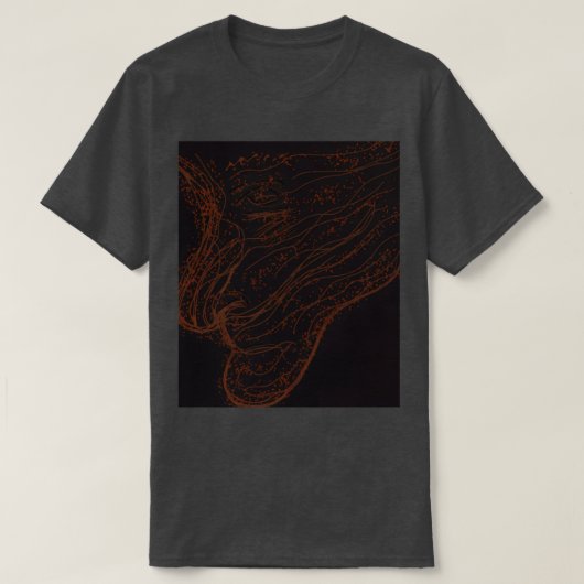 Fire god Portrait T-shirt (Design voorkant)